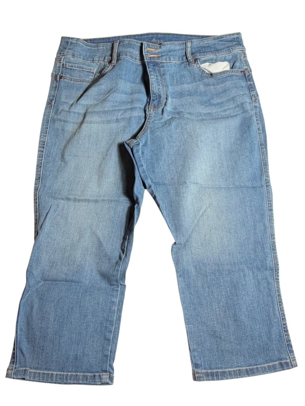 NY&C SoHo Curve Creator Crop Jeans, Size 20